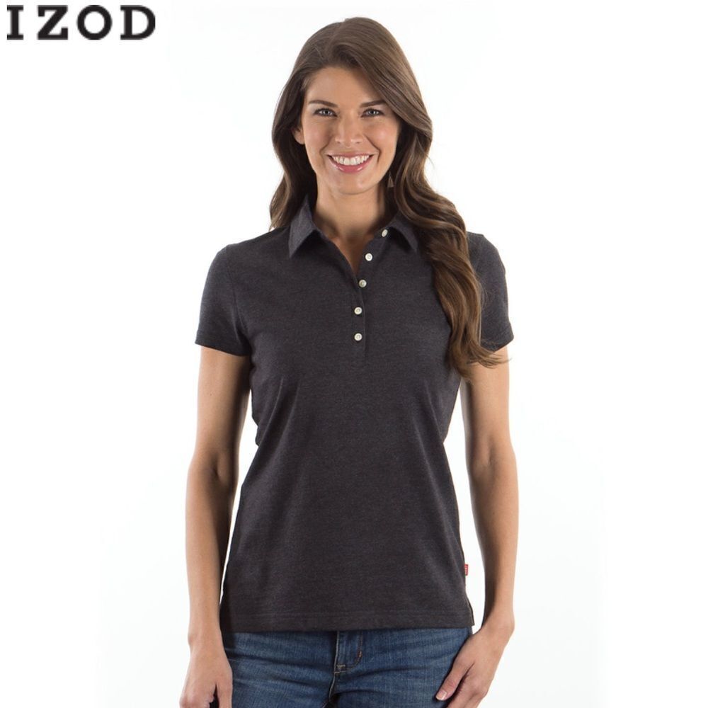 Izod 62-10 Women’s Jersey Polo Shirt!